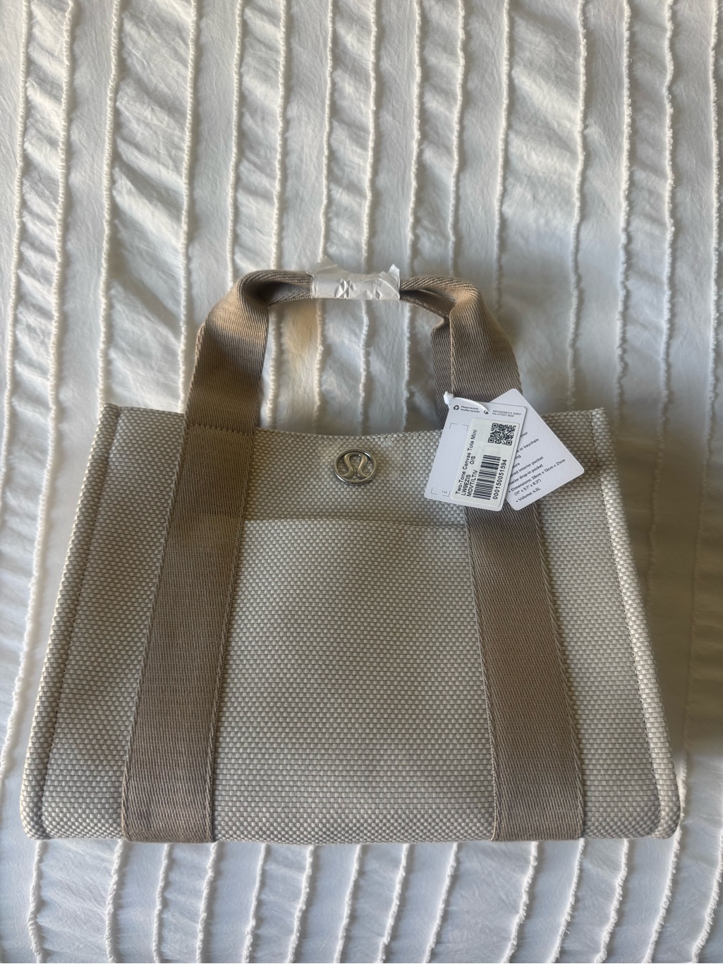 Lululemon Two-Tone Canvas Tote Mini 4.5l
